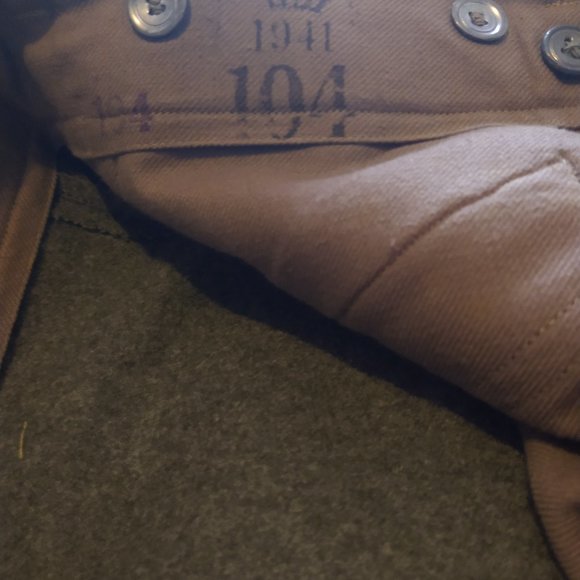 Vintage 1941 WW2 Swedish 104 Wool Military Cargo Field Pants - Picture 3 of 8